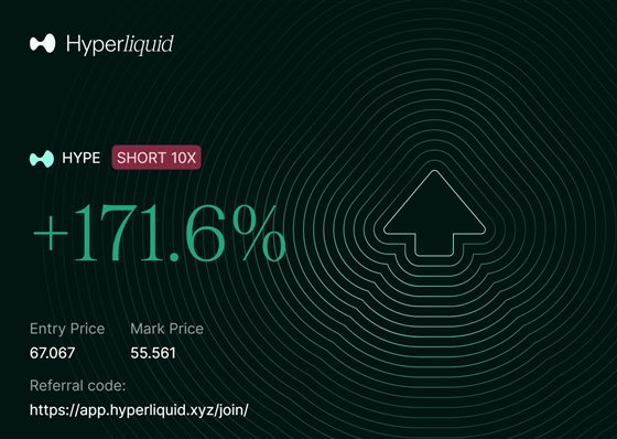 Trade result card shared in the group